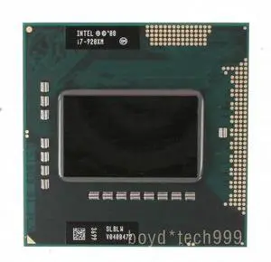 Fit forIntel Core i7-920XM Ii 920XM Quad-Core CPU Processor 2 GHz 2.5 GT/s Socket G1