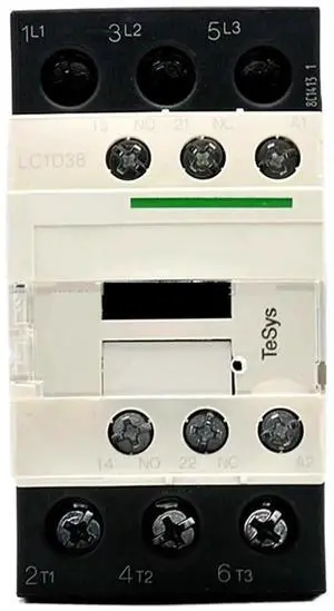 LC1D38M7C Coil 220VAC Contactor Relay LC1-D38M7C 38A Load 18.5KW-380V 1Pcs