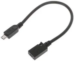 JAENFONG Mini USB Female to Micro USB Male 8 pin to 5 pin Connector Adapter Charging Data Sync Cable for Phones Tablet PC MP3/ MP4