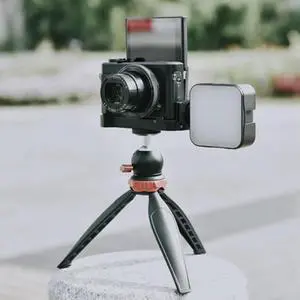 JAENFONG For G7X Mark II G7X Mark III Expansion Board+Fill Light+Tripod+Gimbal Kit For G7X Mark 2/G7X Mark 3