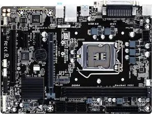 Motherboard Fit forGigabyte B150M D3V Desktop GA-B150M-D3V DDR4 Motherboard B150M B150 Socket LGA 1151 USB3.0 Motherboard