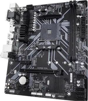 Computer Motherboards Fit forGigabyte B450M S2H with forAMD AM4 DDR4 Micro ATX USB 3.1 Gen1 Vga DVI-D 32g M.2 Slot