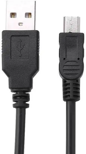 JAENFONG 3m Mini USB Cable Power Supply Charge Wire w/Magnetic Ring USB Stable Safety Practical and Durability for Gamepad