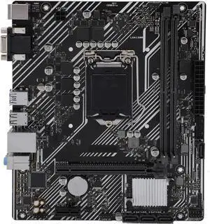 H510M F Computer Motherboard, 2 DDR4 DIMM 64GB M ATX PCI E 4.0 Desktop Motherboard for LGA 1200, for Core 10th 11th gen, 1x PCIE X16, 4X SATA III, VGA, USB2.0