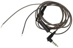 JAENFONG 1.2m With Mic DIY Earphone Cable Replacement Cable Wire For Repair Upgrade Headphones Earphone With Mic