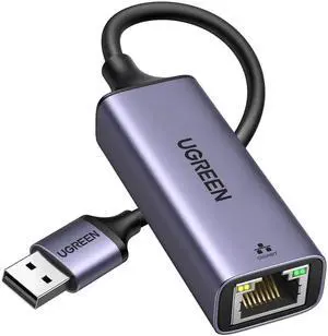 UGREEN USB to Ethernet Adapter, Plug and Play Ethernet Adapter, Aluminium Shell, 1Gbps Gigabit RJ45 to USB 3.0 Network Dongle, Compatible with Nintendo Switch, Laptop, MacBook, Surface Pro, Windows
