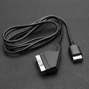 JAENFONG TV AV Lead RGB Scart Cable Replacement Game Replace Connect Cable Image Definition Improvement for SEGA Dreamcast DC