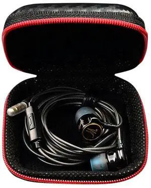 JAENFONG Headphones Bag Portable Earphone Charging Cable Case Anti-Pressure Wear-resistant Anti-fall Headset Data Cable Holder