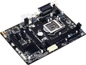 Motherboard Fit forGigabyte GA-B85M-D3V-A for 4th Gen forIntel LGA 1150 with I/O Back Plate Shield - Industrial PackagedNon-Original Packaging