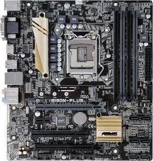 Motherboard Fit forASUS B150M-PLUS forIntel LGA 1151 with I/O Back Plate Shield