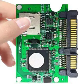 JAENFONG TF Micro SD To Sata Adapter Fast Transmission Memory Card To Sata Adapter Converter for PC Computer Laptop
