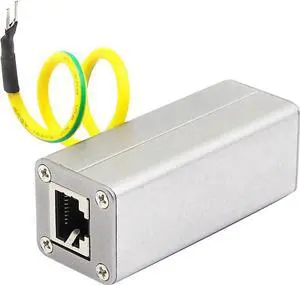 JAENFONG Ethernet Network Card RJ45 Surge Protector Thunder Lightning Arrester Protection Device,Network Signal Lightning Arrester RJ45 Surge Protector