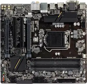 Fit forGigabyte GA-B150M-D3H Motherboard B150M-D3H B150 Socket LGA 1151 DDR4 USB3.0 SATA3 PCI-E3.0 Computer Motherboards Fit forGigabyte GA-B150M-D3H Motherboard B150M-D3H B150 Socket LGA 1151 DDR4 USB3.0 SATA3 PCI-E3.0 Computer Motherboards