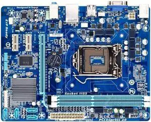 Motherboard Gaming Computer Motherboard Fit forGigabyte GA-H61M-S1 Desktop Board H61M-S1 H61 Socket LGA 1155 DDR3 Micro-ATX, DISPRA9524 Motherboard Gaming Computer Motherboard Fit forGigabyte GA-H61M-S1 Desktop Board H61M-S1 H61 Socket LGA 1155 DDR3 Micro-ATX, DISPRA9524