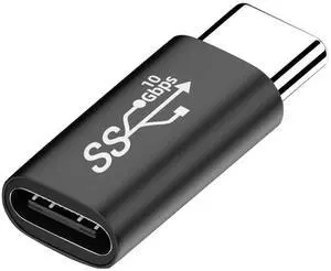 JAENFONG 10Gbps USB 3.1 Type-C Male to Female Extension Power Data Video Adapter Reversible for Laptop Phone
