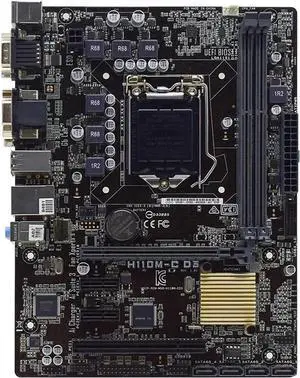 Motherboard Fit forASUS H110M-C D3 Motherboard forIntel H110 LGA 1151 DDR3 32GB Support Core i5-6400 6300 6500 7500 6700 G4560 CPU Micro ATX