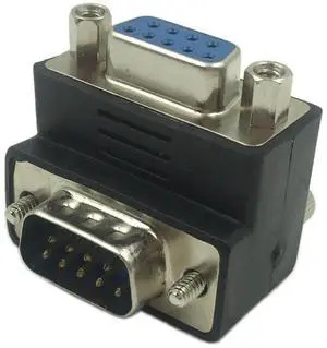 JAENFONG Degree DB9 9 Pin RS 232 Male to Female Serial Gender Changer Extension Cable Converter Adapter Coupler JAENFONG Degree DB9 9 Pin RS 232 Male to Female Serial Gender Changer Extension Cable Converter Adapter Coupler