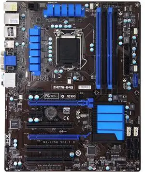 Pc Motherboard Computer Motherboard Fit forMSI ZH77A-G43 Motherboard DDR3, Suitable for I3 I5 I7 CPU USB3.0 SATA3 H77 Motherboard