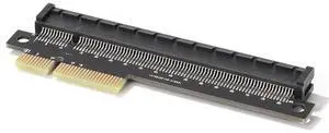 JAENFONG Desktop Computer PCI-E 4X to 16X Adapter Card PCI-Express 4X Male to Female Port Video Graphics Riser Card Converter