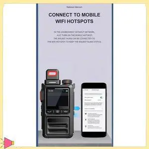 JAENFONG Zello Walkie Talkie 4G Full Network Bluetooth Outdoor Global Waterproof Walkie Talkie For Android LTE 2G 3G 4G