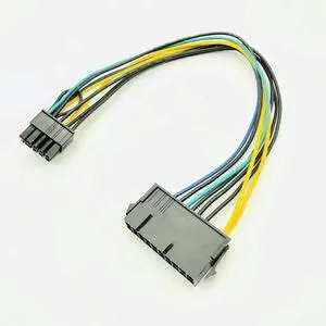 JAENFONG FOR Computer Cable PSU ATX 20Pin to 10Pin Female to Male Adapter Converter Power Supply Cable Cord 30cm for Motherboard 18AWG
