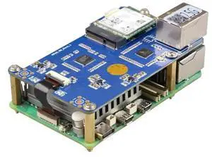 JAENFONG MPW2.5G for Raspberry Pi 5 Expansion Board PCIE to 7 2.5G ETH with Module RTL8125 M.2 Ekey Interface for RPI 5