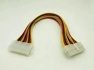JAENFONG FOR 20 Pin Male to 20Pin Female Internal PC PSU Power Adapter 20P ATX Extension Cable Connector Motherboard Power Supply for Desktop