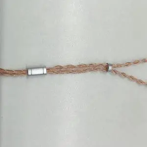 JAENFONG 1.25m IEM Cable Silver Plated Earphone Cords Universal Long Earbud Cord DIY Replacement MMCX Cable Repair DIY HIFI MMCX Earphone