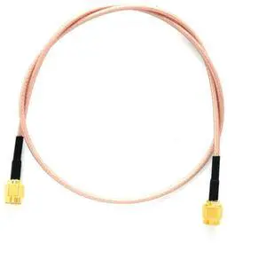 RG316 Wire Jumper 100cm(40 inch) SMA Male to SMA Male with Connecting Line RF Coaxial Coax Cable Antenna Extender Cable Adapter Jumper