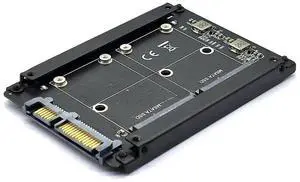 JAENFONG FOR Dual mSATA to SATA Adapter mSATA SSD to 2.5'' SATA 3 Riser Card with LED Indicator mSATA to SATA3.0 6Gbps Converter Board Socket