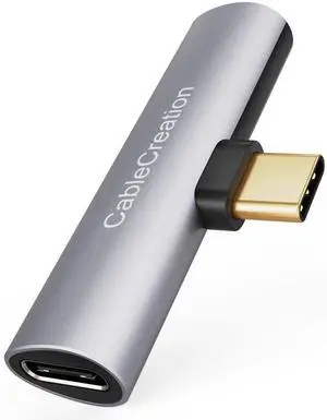USB C Splitter, 2-in-1 USB C Audio and PD Charging Adapter, Type C Aux Cord Compatible with New iPad Pro, MacBook, iPhone 16 15, Galaxy S9/S10/S20/S21 Ultra/S22/S23/S24, Pixel 9/8/7/6+