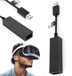 JAENFONG For 4 Camera Adapter for PS5 Console USB3.0 for PS5 VR Conversion Cable Adapter for PS5 PS4 VR 4 PS5 VR Connector