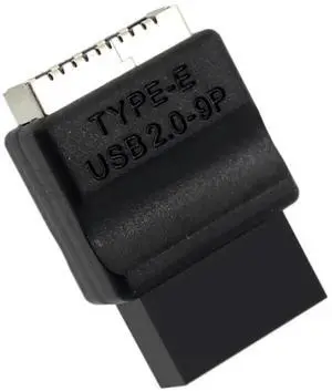 JAENFONG Motherboard Extension Adapter USB2.0 9pin Male To Type-E Female Adapter TYPE-E Interface Header Adapter for Desktop PC JAENFONG Motherboard Extension Adapter USB2.0 9pin Male To Type-E Female Adapter TYPE-E Interface Header Adapter for Desktop PC