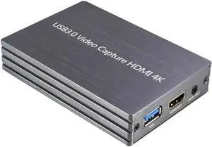 HDMI to USB3.0 Video Capture Adapter 4K 1080P Dongle Card for Linux Windows Mac