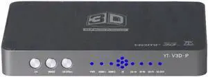 HDMI Converter/2D to 3D/Video Converter Left and Right Up and Down Format to 3D Suitable Projection Blu-Ray Film US Plug