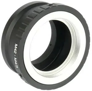 JAENFONG Lens Adapter Ring l M42 To Micro 4/3 Lens Adapter M42 Mount Lens To Micro 4/3 Mount Adapter for GF3 E-P1 EP3