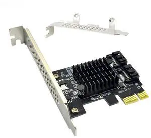 JAENFONG FOR PCIE to SATA Expansion Card 9125 Chip PCI Express X1 to 2 Port SATA 3.0 6Gb Adapter Controller PCI-E SATA Extension Card