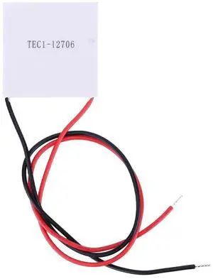 JAENFONG TEC1-12706 Thermoelectric Cooler Peltier 12V 5.8A Cooling Peltier Plate Module 40x40MM for Cooling for Power Generation
