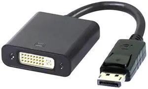 DisplayPort to DVI Adapter,Gold-Plated DisplayPort Male to DVI Female Display Monitor Converter Cable Adapter for Computer, Desktop, Laptop, Monitor, Projector