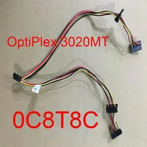 JAENFONG For OptiPlex 3020MT Workstation Power Supply Cable C8T8C 0C8T8C 8 Pin 4 Drop SATA Hard Drive Power Cable