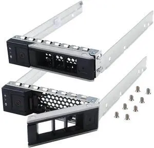JAENFONG Hard Drive Tray Caddy 3.5 SSD Caddy X7K8W Hard Drive Bracket Compatible for D.ell PowerEdge 14-16th R7415 R740 R640 R540 R440 R750 R650 R550 R450 R760 R7615 R7625 R660 R6615, 2 Pack