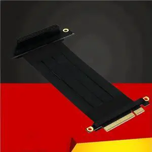 JAENFONG FOR PCI Express Extension Cable PCIE X8 to X8 Graphics Cards Riser Cable 90 Degree Right Angle PCI-E X8 Slot PCIe 8x Extender Cables