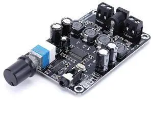 JAENFONG TPA3118D2 Dual Channel 2x50W High-Power Adjustable Audio Amplifier Board BT 5.0 Digital Audio Power Amplifier Board DC12-24V