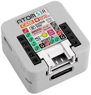 JAENFONG ATOMS3R CAM Camera Development Board ESP32-S3 Mini Programmable Controller Pre-Installed UVC Firmware