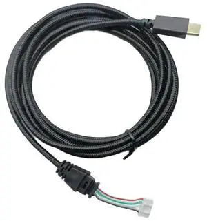 JAENFONG For ROG Delta / ROG Delta S USB-C Gaming Headset Cord Aux Wire Headphone Cable Line