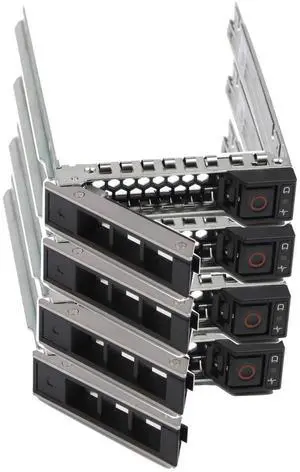 JAENFONG Pack-4 2.5 inch Hard Drive Tray Caddy 0DXD9H DXD9H Compatible for D.ell PowerEdge Servers - 14th Generation R440 R640 R740 R740xd R840 R940 R6415 R7415 R7425