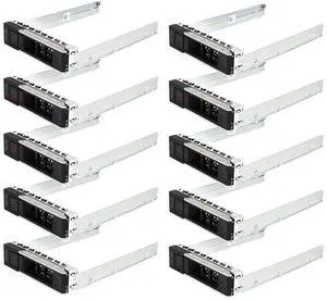 JAENFONG Hard Drive Bracket 3.5" HDD SSD Bracket X7K8W 0X7K8W Hard Drive Tray Caddy Compatible for D.ell PowerEdge 16th/15th/14th Generation R240 R340 R440 R540 R640 R740 R740xd2 R6415 R7425, 10 Pack JAENFONG Hard Drive Bracket 3.5" HDD SSD Bracket X7K8W 0X7K8W Hard Drive Tray Caddy Compatible for D.ell PowerEdge 16th/15th/14th Generation R240 R340 R440 R540 R640 R740 R740xd2 R6415 R7425, 10 Pack