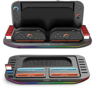 JAENFONG For NS2 Charging Dock Station Indicator Light Joy-Con Controller Charger 4 In 1 Console Charging Base Gaming Accessories