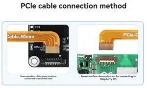 JAENFONG For Raspberry Pi 5 PCIe to USB3.2 Gen1 Board 5Gbps PCIe to 4xUSB3.2 Expansion Board Driver-Free Plug and Play