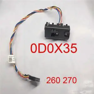 JAENFONG For Vostro 260 270 Workstation Power Supply Cable D0X35 0D0X35 Power Switch Cable Start Button